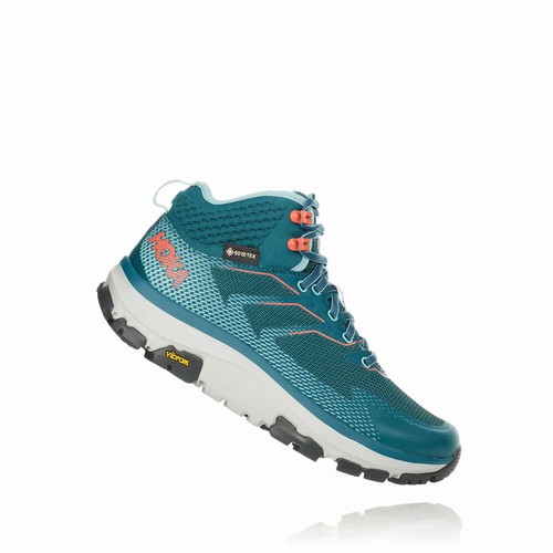 Hoka One One SKY TOA GORE-TEX Vegan Shoes For Women India Turquoise IN-8753